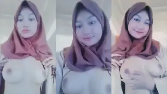 Lilia Anastasia SM4 Hijab Viral Video by Indo18